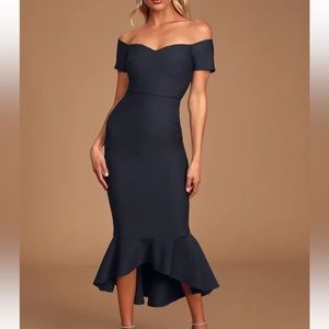 Lulus Off The Shoulder Dress